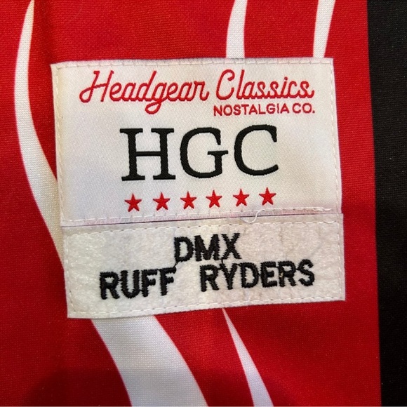 DMX Ruff Ryders Red Headgear Classics Basketball Jersey Size Medium Brand New - Picture 4 of 4